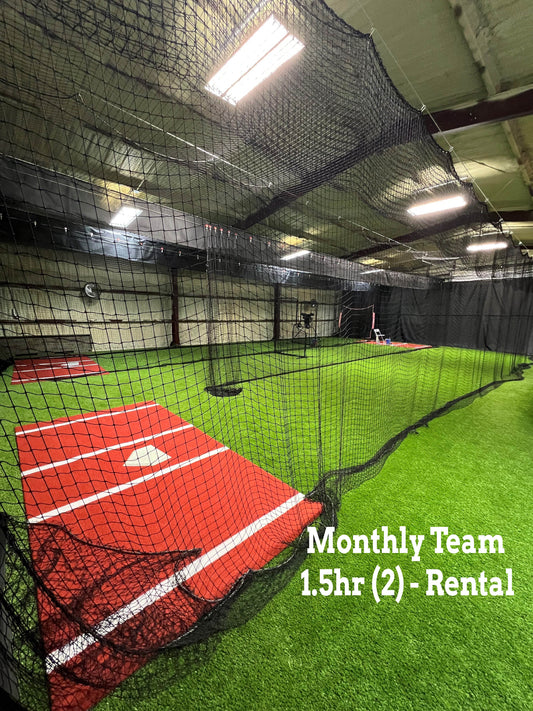 2 Monthly Team Practices - Facility Rental (1.5hr) - (5 - 12 Athletes)